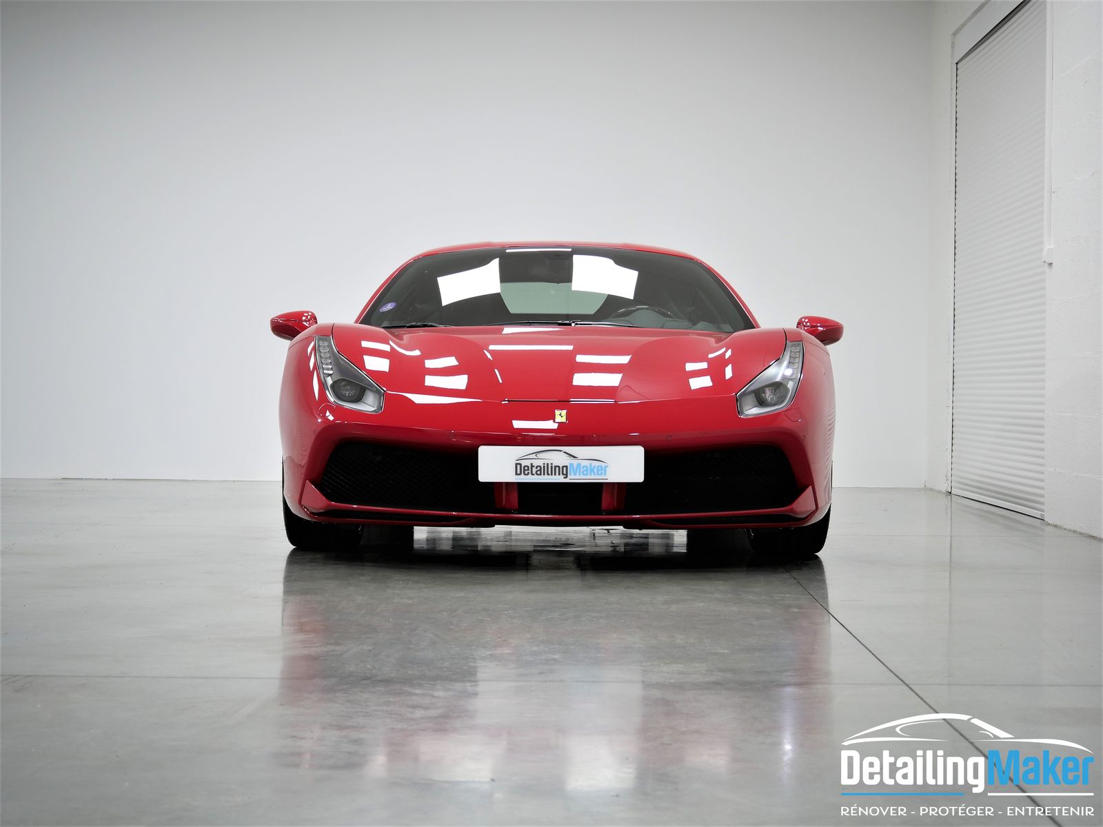 Film de protection carrosserie sur Ferrari 488 GTB
